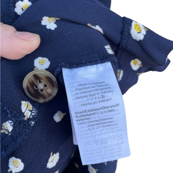 Madewell Button-Back Easy Dress In Daisy Dots - Picture 7 of 7